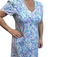 SPX4552 Puff Sleeve Dress - PAVN