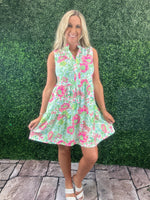Laison Dress - Pink Citrus Bloom
