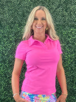 Pink Short Sleeve Polo
