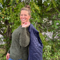 Puff Vest - Navy