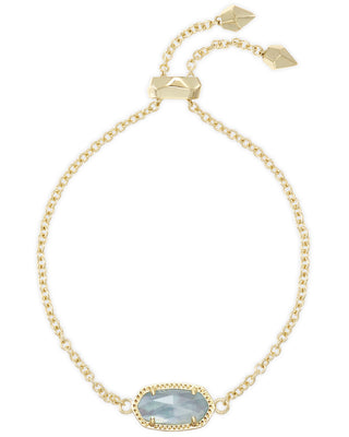 Style | Elaina adjustable chain bracelet
Colorway | Gold in Light Blue Illusion
Brand | Kendra Scott