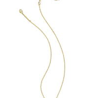 Elisa Gold Short Pendant Necklace in Citrus Kyocera Opal