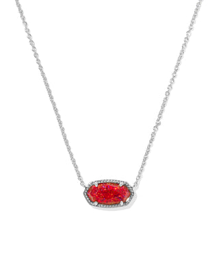 Kendra Scott Elisa necklace, silver pendant necklace, dainty silver necklace, everyday gold jewelry, classic pendant necklace, women’s jewelry staple, Kendra Scott authorized retailer, Sweet Southern Charm jewelry, giftable silver necklace. Kendra Scott Elisa silver Pendant Necklace with dainty stone on a delicate gold chain, classic everyday jewelry staple.