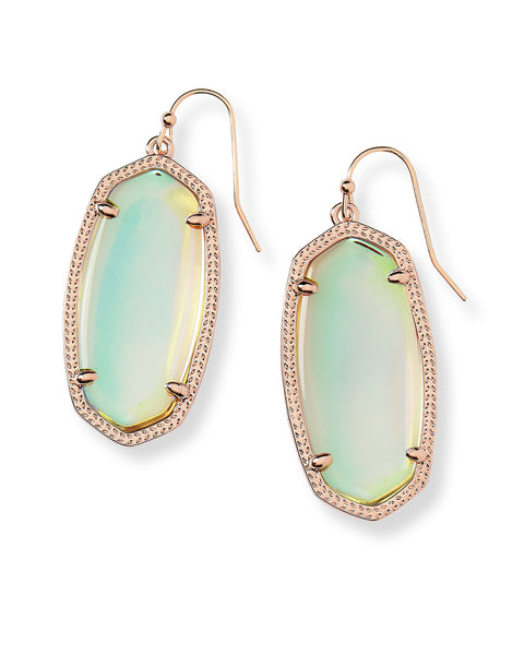 Elle Rose Gold Drop Earrings in Dichroic Glass
kendra scott 
kendra scott earring