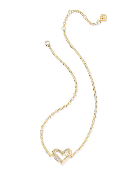 Emery Heart Gold Short Pendant Necklace
Kendra Scott