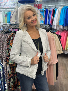 Fringe Jacket - CRM