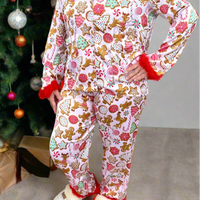 Feather PJ Set - Cookies