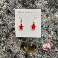 9608863107 Ada Star Small Drop Earring Gold in Red Illusion
