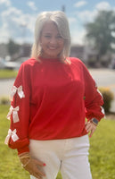 Red Bowknot Sweatshirt
