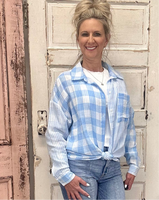 Jameson Button Down - Blue Plaid
