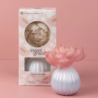 Sweet Grace is in season all year long with the Sweet Grace Flower Diffuser! Enjoy the fragrance of Sweet Grace as well as the beauty of a flower as it turns pink and blooms over the course of 60 days.