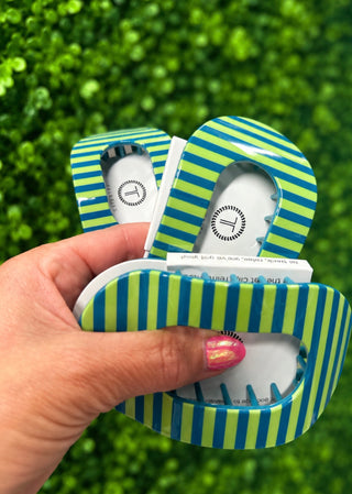 Teleties Flat Round Clip - Cabana Cutie
