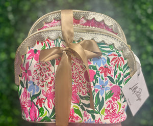 Scallop Pouch Set - Glowing Gardens/Feeling Poppy