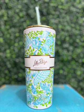 Tumbler with Straw - Throw Me A Line