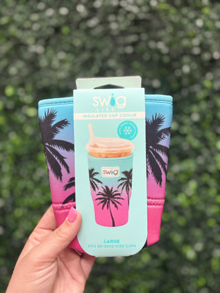 Iced Cup Coolie (Large) - Island Sunset