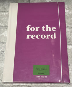 Kate Spade - For The Record Notebook