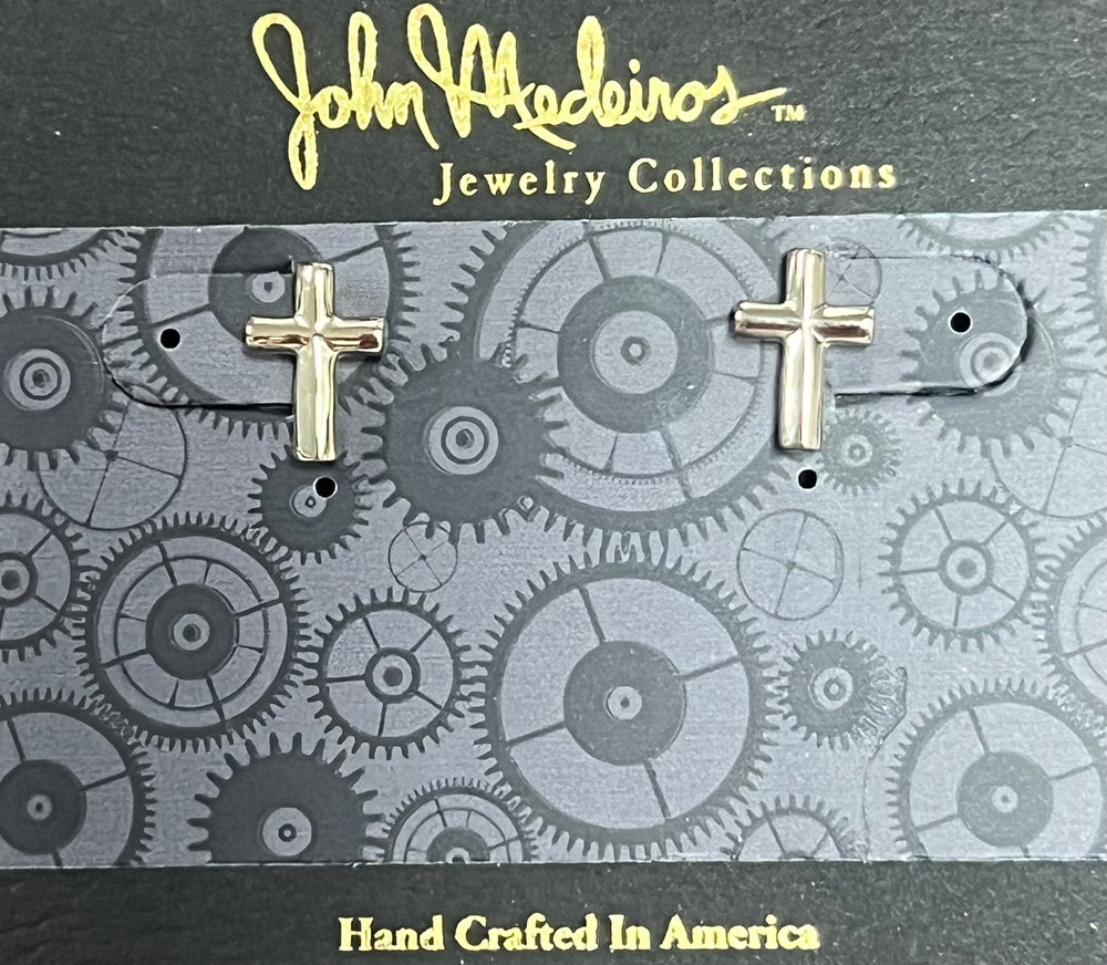 M5580-G000 Small Cross Post Earring - Gold