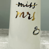 Kate Spade - Stainless Steal Champagne Flute - Miss to Mrs.