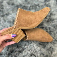 Sizzle - Tobacco Faux Suede