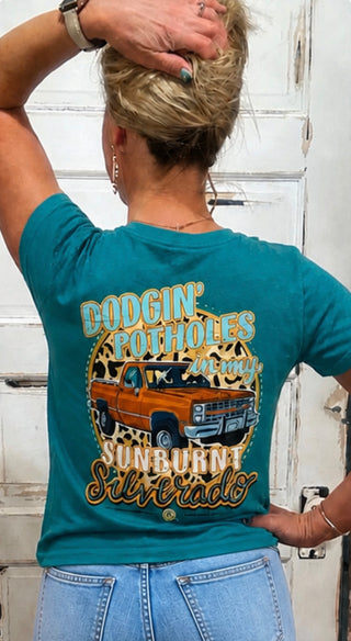 Dodgin' Potholes Graphic Tee