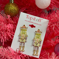 Pink Nutcracker Earrings