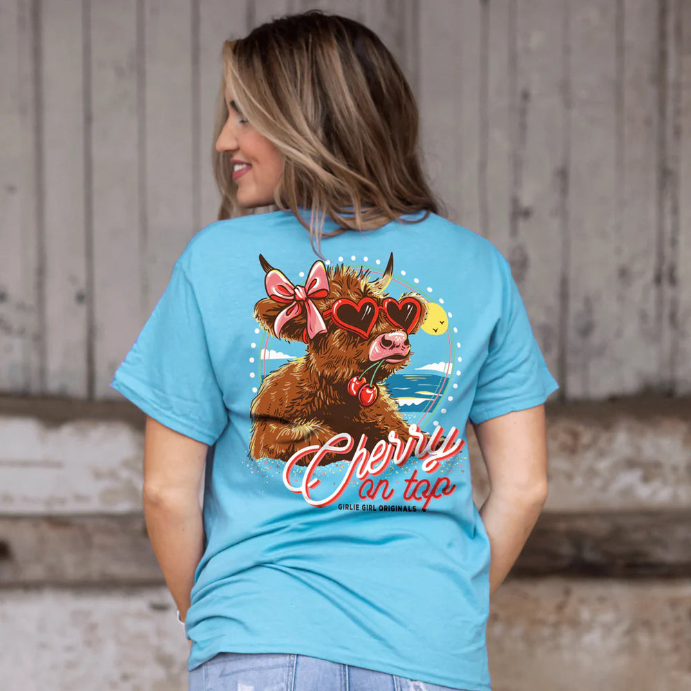 Girlie Girl Tee
Short Sleeve Tee
Cow with sunglasses 