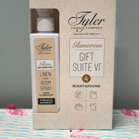The Glamorous Gift Suite VI includes a Prestige Candle, Glamorous Wash, Autoglam, and Glam On Demand®—a perfect gift for luxurious fragrance lovers!







