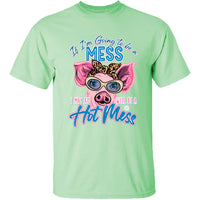 Youth Hot Mess Front Print Tee
