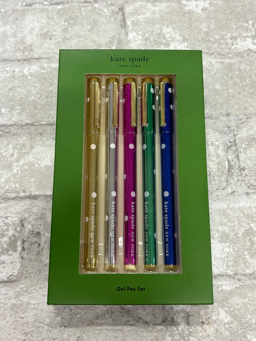 Metallic Pen Set - Color Block Dot