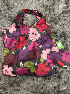 Reusable Shopper Tote - Painterly Blooms