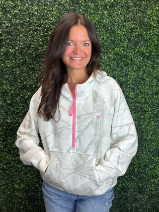 Alara Hoodie - White Camo