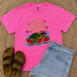 Watermelon Crawl Tee