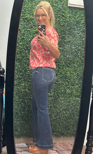 Judy Blue High-Rise Petite Trouser Flare