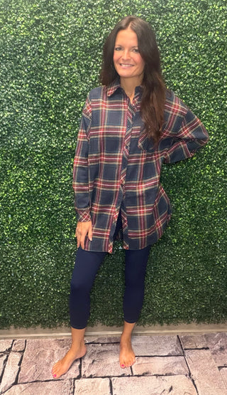 Navy Flannel Tunic