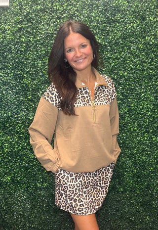 Safari Chic Leopard Skort