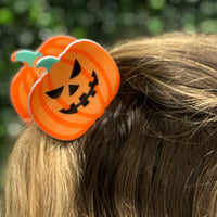 Halloween Pumpkin Claw Clip