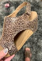 Carley Wedge - Small Leopard
