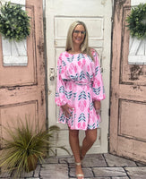 Dutton Dress - Pink Floral (ONE SIZE FITS MOST)
