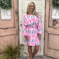 Dutton Dress - Pink Floral (ONE SIZE FITS MOST)