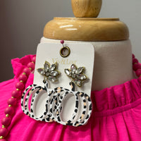 Catwalk Leopard Pumpkin Earrings