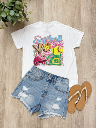Preppy Softball Tee