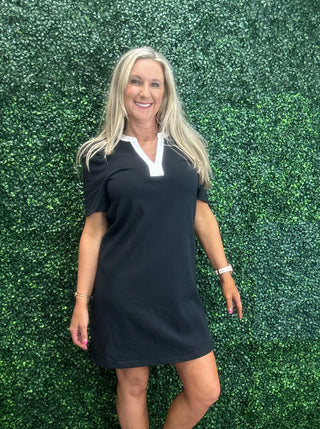 Adelyn T-Shirt Dress Black