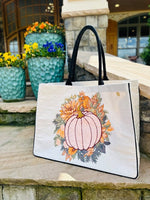 Embordered Tote - Pumpkin
