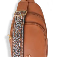 Leather Sling Bag - Cocoa