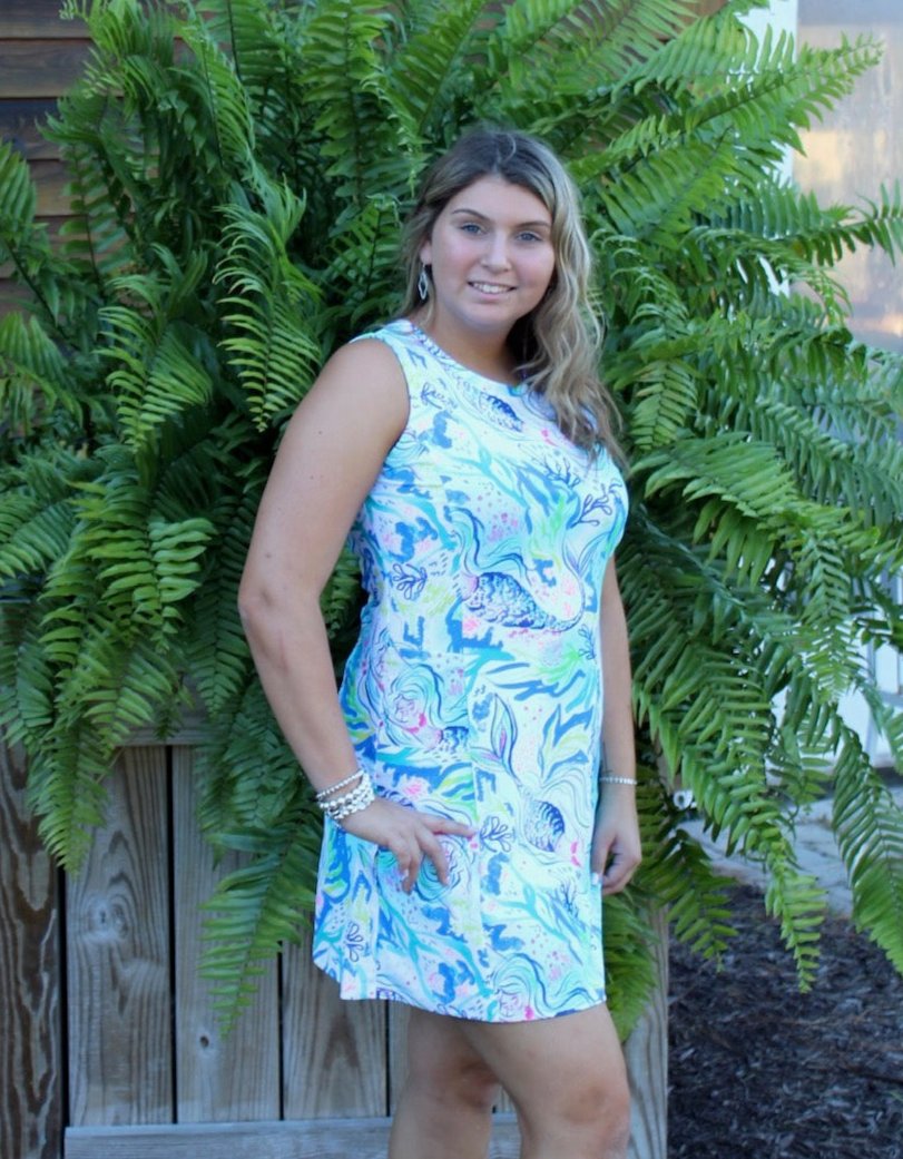 Tracey Dress with Under Shorts - Under the Sea