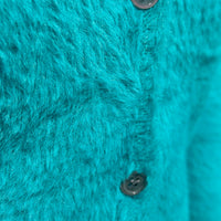 Marisol Fuzzy Cardigan - Blue