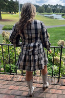 Shannon Dress - Tan Plaid
