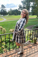 Shannon Dress - Tan Plaid
