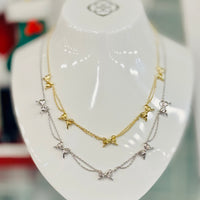 Bow GOLD Strand Necklace