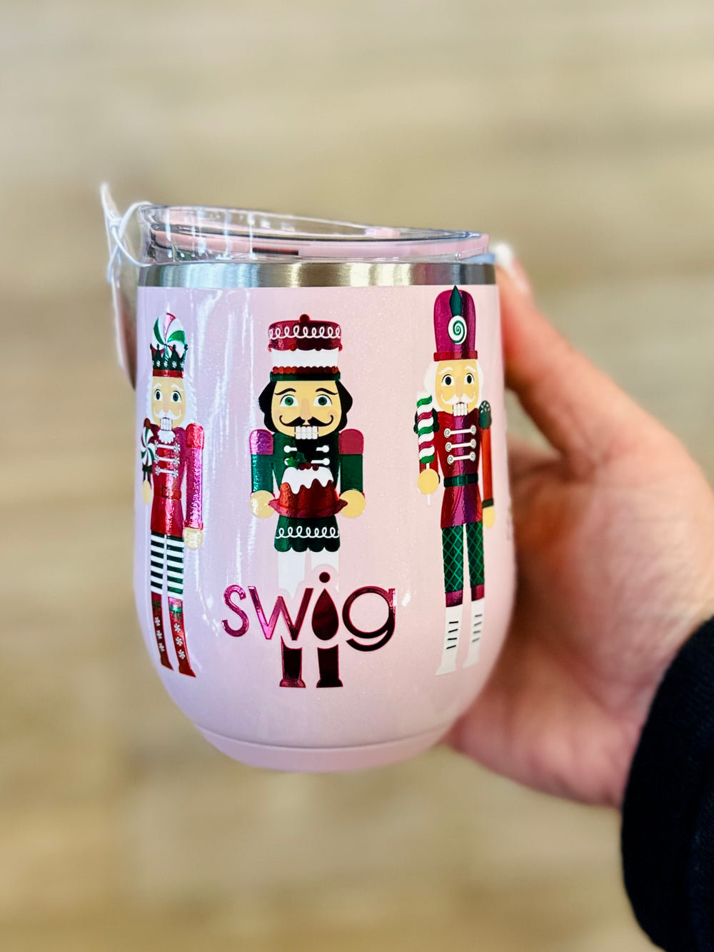 Sugar Plum Soldiers - Stemless Wine Cup 12oz